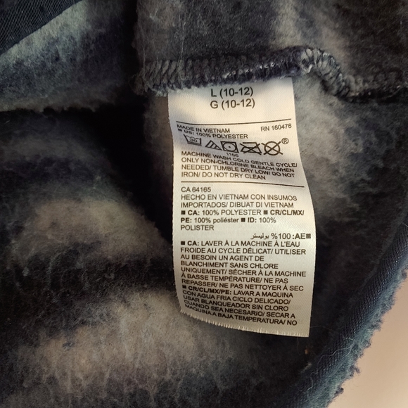 (2/$15) Old Navy sherpa pullover hoodie youth size large (10-12) - Picture 5 of 5